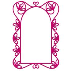 Art Nouveau Floral Arch Frame