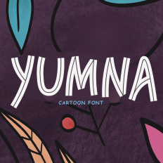 Yumna Cartoon fun font
