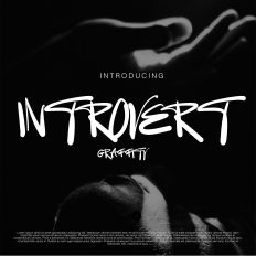 Introvert Graffity Font