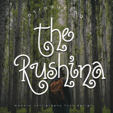 The rushina font