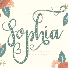 Sophia font