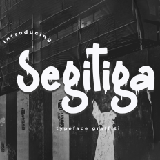 Segitiga font