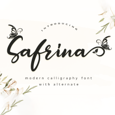 safrina font