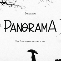 Panorama font