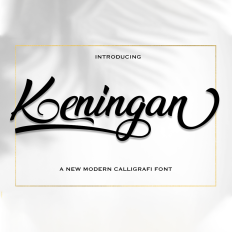 Keningan font