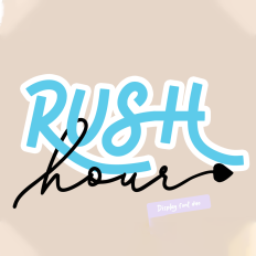 Rush Hour font duo