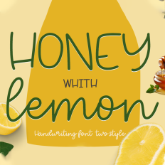 Honey lemon font