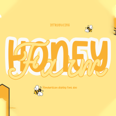 Honey farm font duo