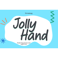 Jolly Hand font