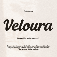 Veloura Bold font