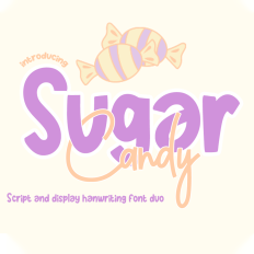 Sugar candy font duo
