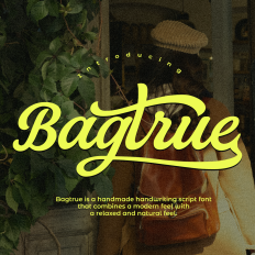 Bagtrue font
