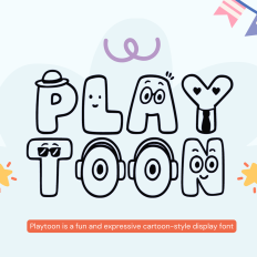 Playtoon font doodle