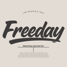 Freeday font