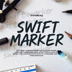 Swift marker font