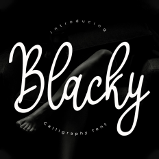 Blacky handwriting