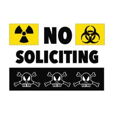 No Soliciting Radiation Levels 4