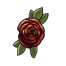 Single Red Rose