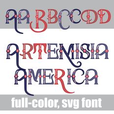 Artemisia American Color Font