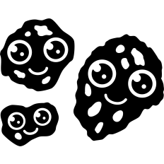 Cute Smiling Astroids