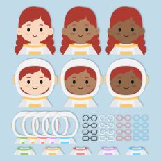  Astronaut Girl