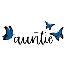 Auntie with Butterflies