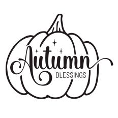 Autumn Blessings Pumpkin