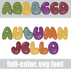 Autumn Jello Color Font