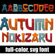 Autumn Nokizaru Color Font