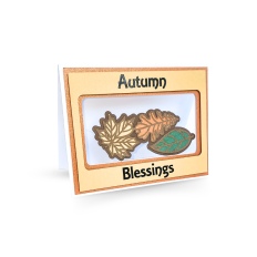 Autumn Blessings Spinner Card