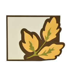 Autumn Branch Shaped Card