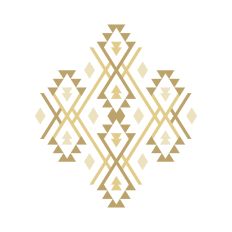 Aztec mosaic pattern