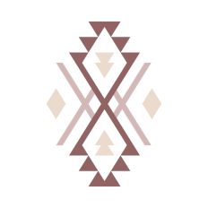 Geometric tribal pattern