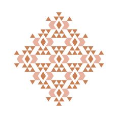 Geometric Aztec pattern