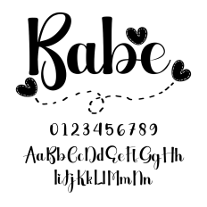 Babe Handwritten Font