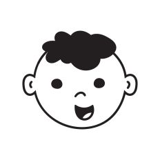 Cute baby face