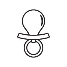 Pacifier clipart