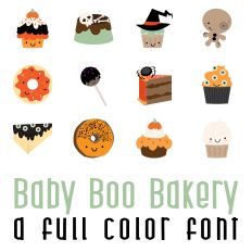 Baby Boo Bakery Full Color Font