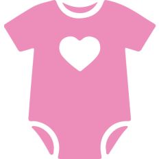 Simple newborn baby onesie