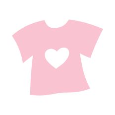 T-shirt with heart