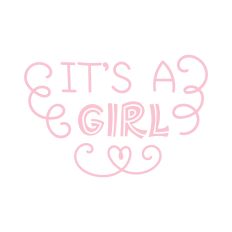 It's a girl