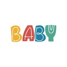 Baby cute lettering