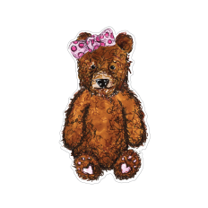 Baby Bear with Bow | Father's Day Bear