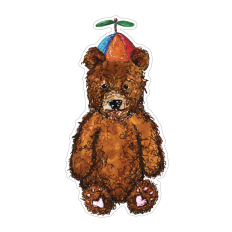 Baby Bear with Propeller Hat | Father's Day Bears