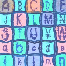 Baby Alphabet Blocks Photo Background Printable Pattern
