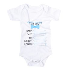 Baby Boy Birth Announcement Design