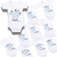 Baby Rainbow Milestone Set 0–9 Months