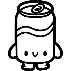 chibi soda can
