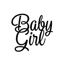 baby girl svg