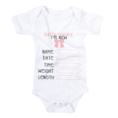Baby Girl Birth Announcement Design